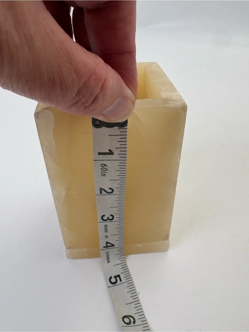 Vintage Stone Candle Holder